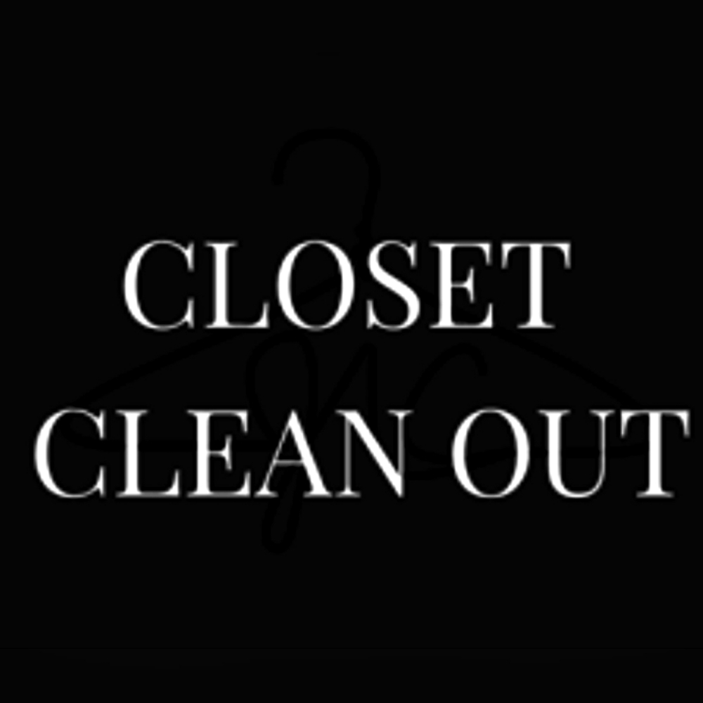 Clearing out closet